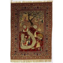 TABRIZ ANTICO FINE FIGURATO LUX PERSIA - 196X125
