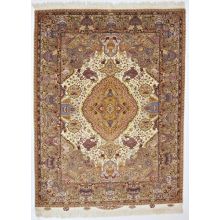  TABRIZ 70RAJ EX.FINE TRAMA SETA FIRMATO NAMI - JASUR - 200X148