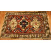 SHIRVAN ( SHIRWAN ) KAZAK CAUASICO ANTICO 2.55X1.61 = 4,10 MQ